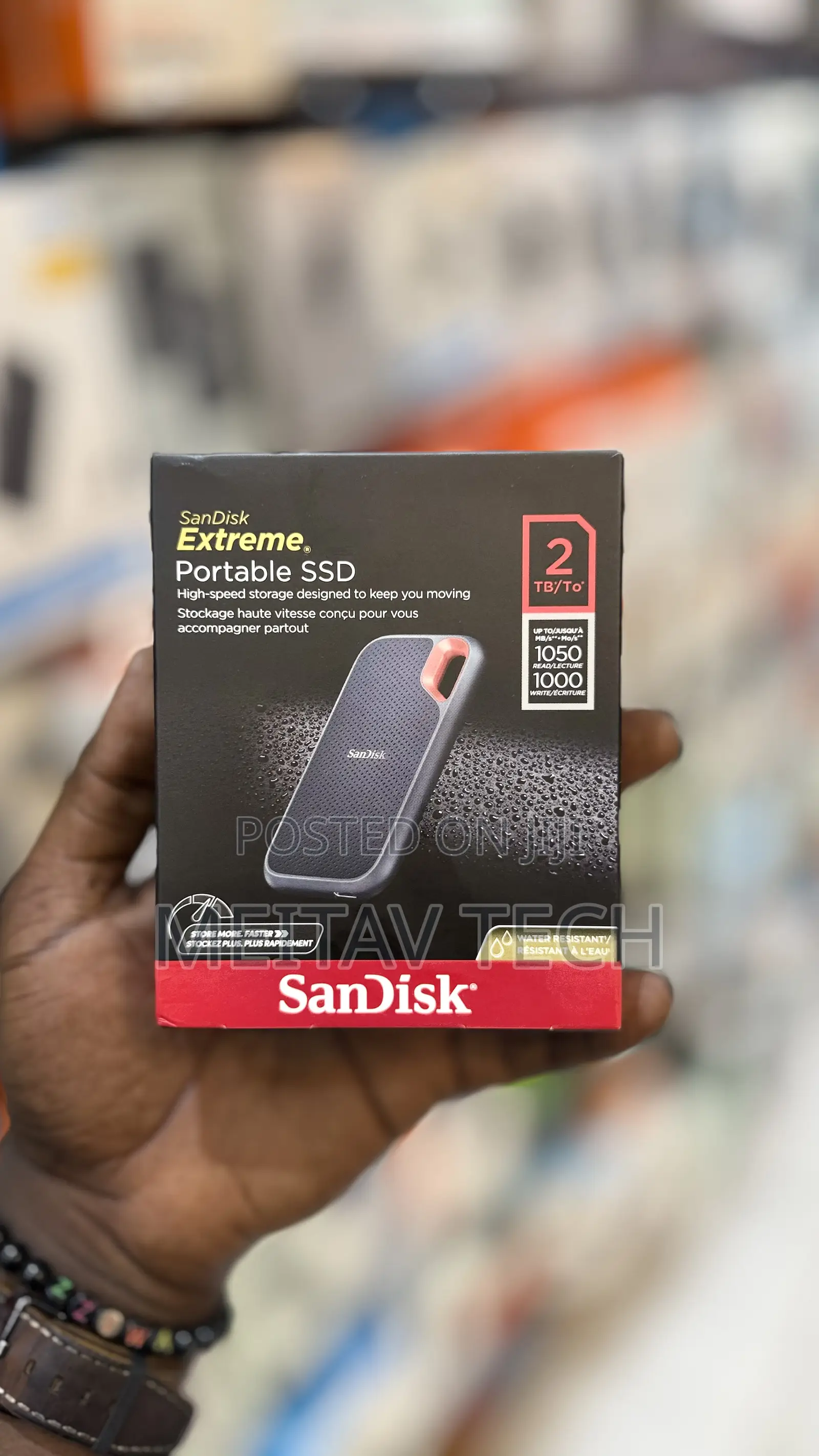 Sandisk 2tb Extreme Portable SSD Upto 1050mb/S