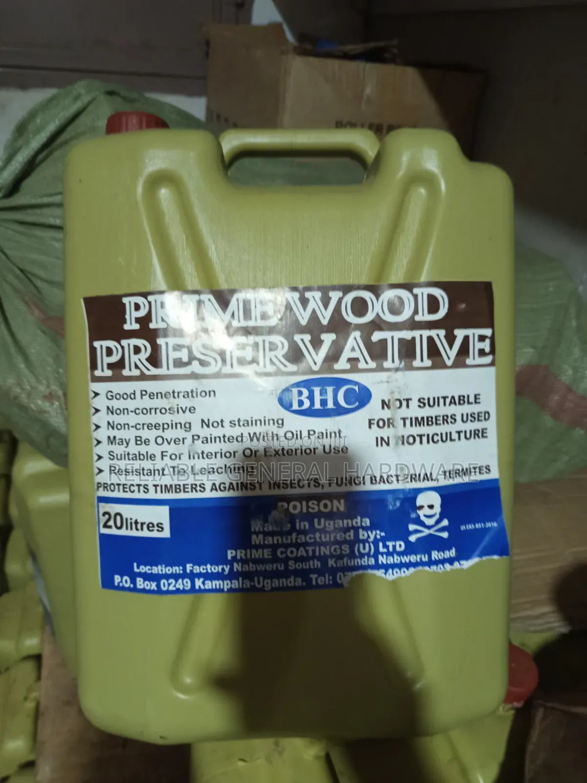 Prime Wood Preservative 20litres(Black)