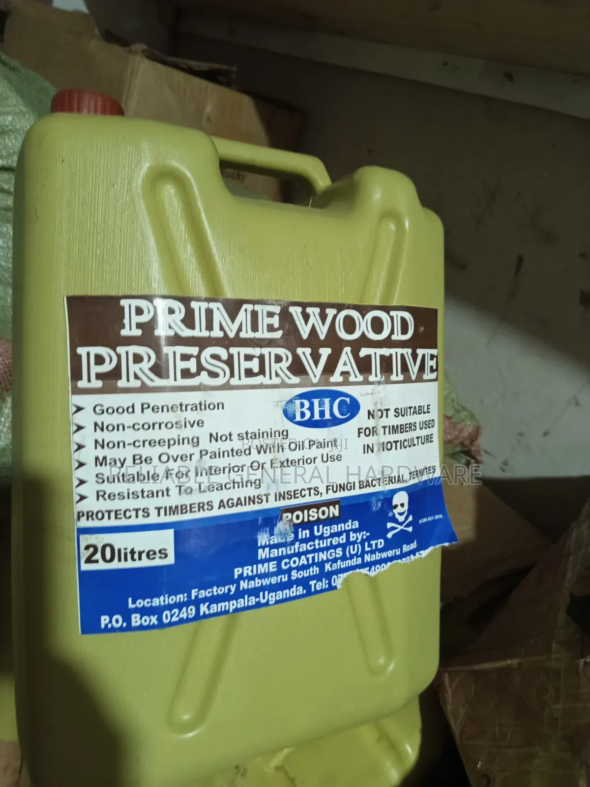 Prime Wood Preservative 20litres(Black)