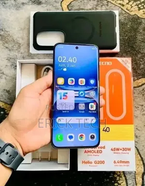 New Tecno Spark 40 Pro+ 256 GB Black