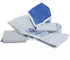 Un (4x5m) Tarpaulin Sheets Virgin, Uv Treated,Heavy Duty Silver/Blue