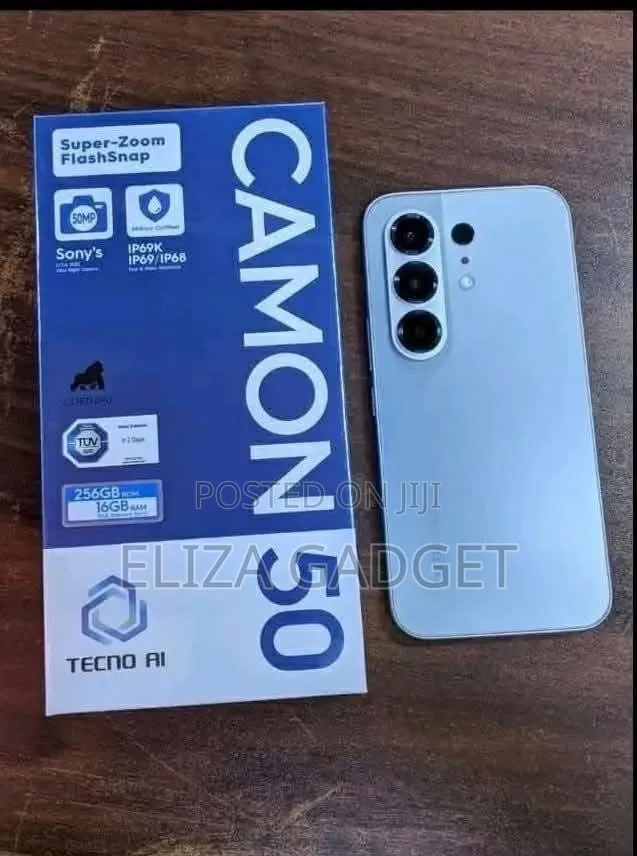 New Tecno Camon 50 256 GB Blue