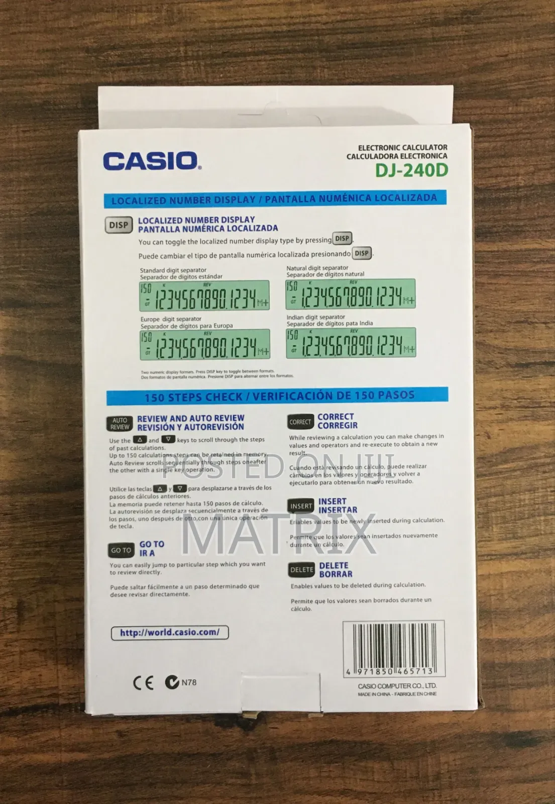Casio Business Calculations 14-Digit Desktop Calculator