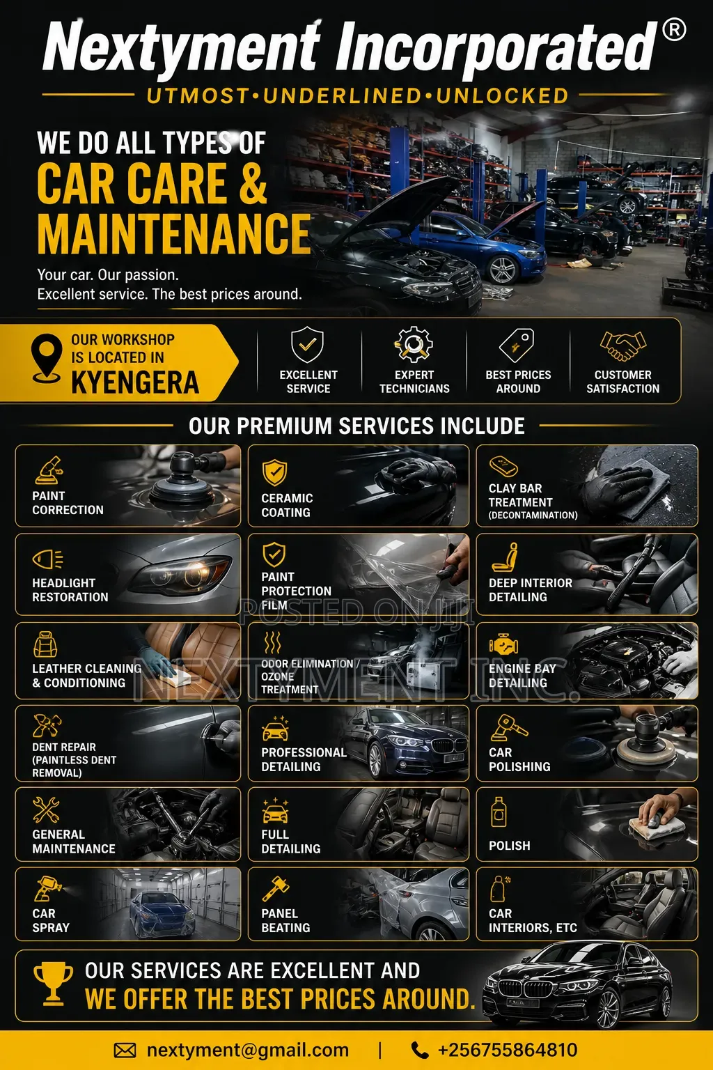 All Car Care Services and Maintenance.