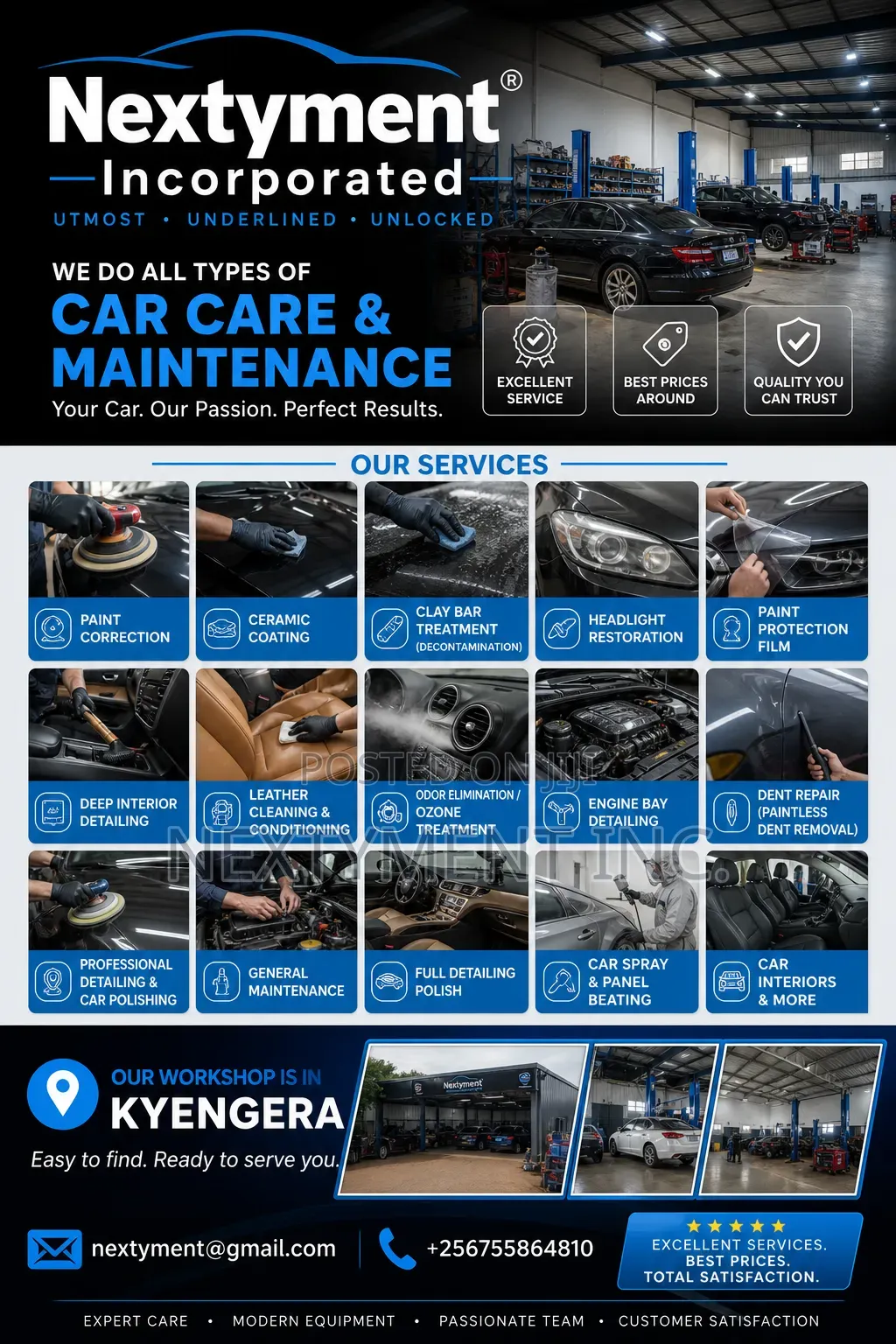 All Car Care Services and Maintenance.
