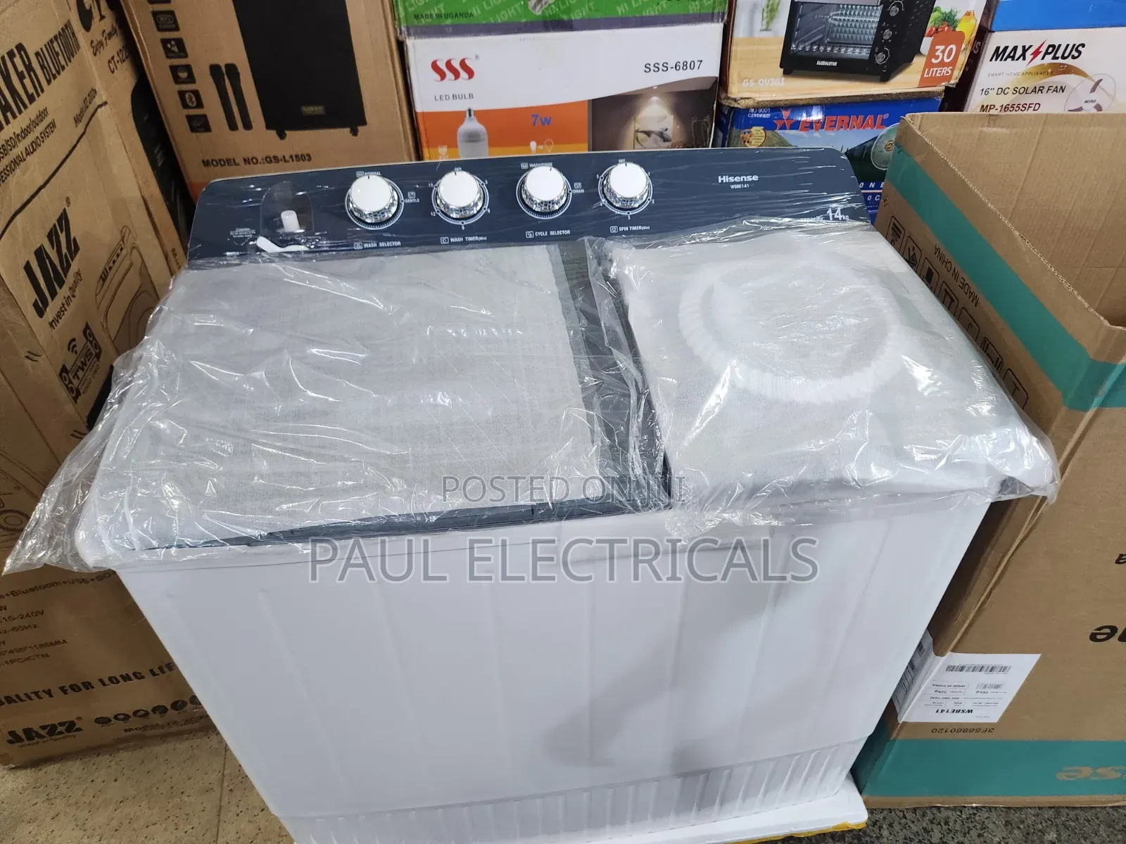 Hisense Washing Machine 14kg Twin Tub