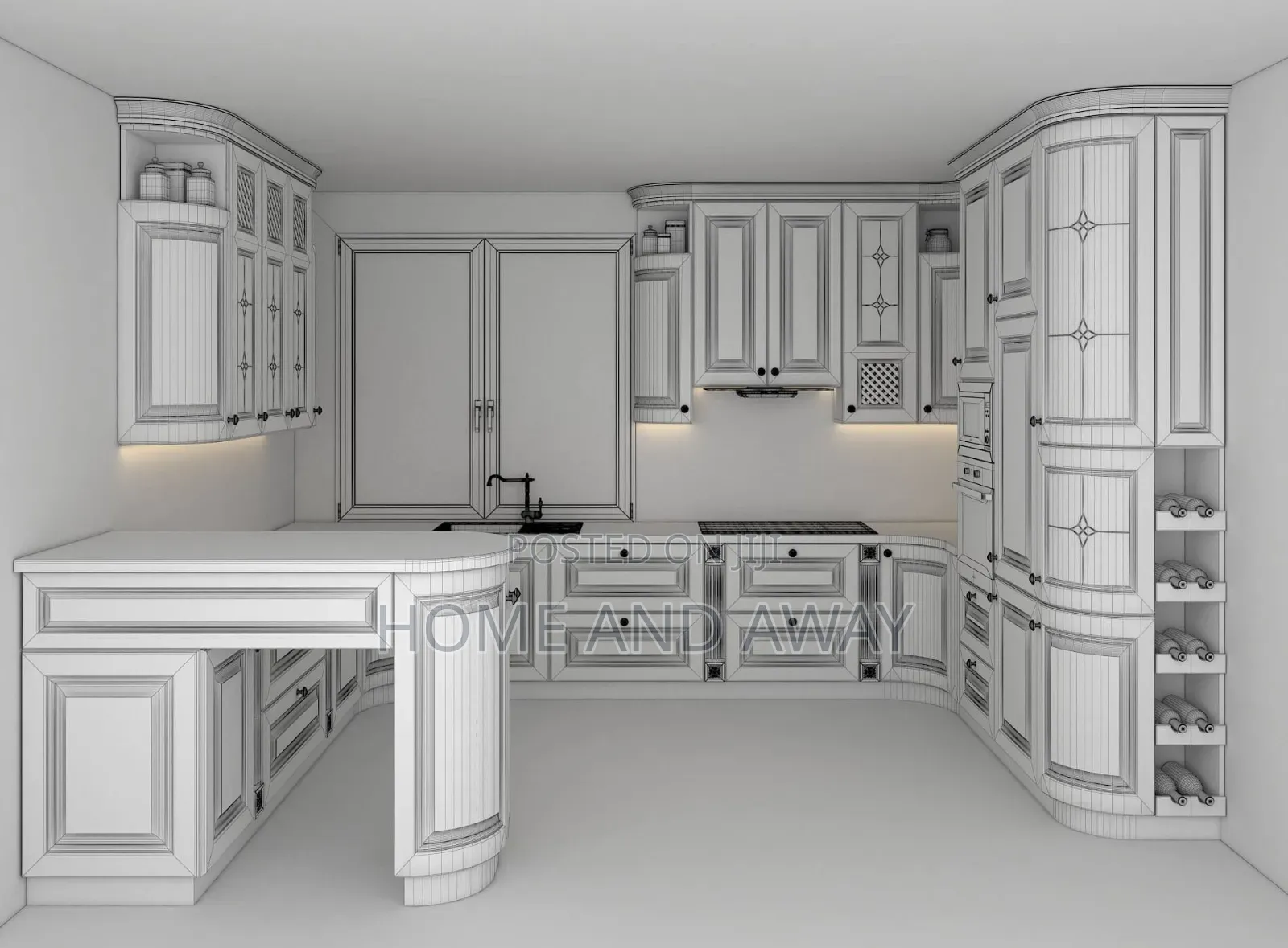 London Kitchen Cabinets and Designs Order Now in Any Colour 990,000/-