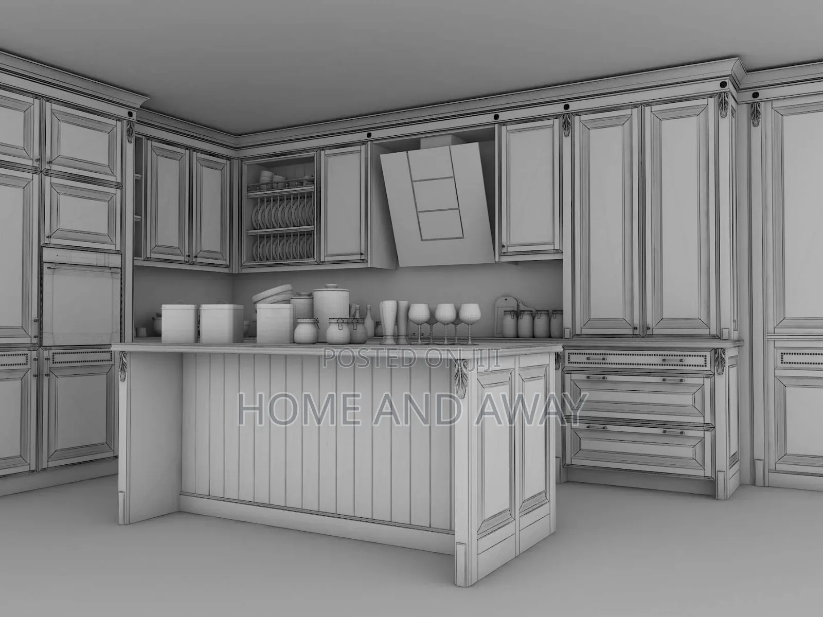 London Kitchen Cabinets and Designs Order Now in Any Colour 990,000/-