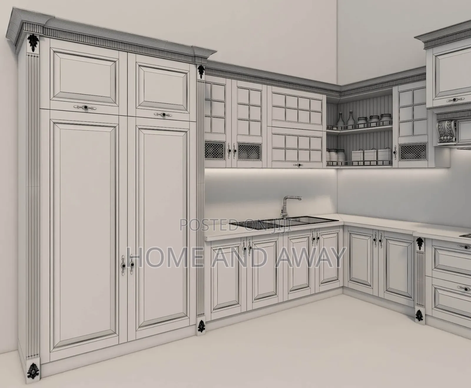 London Kitchen Cabinets and Designs Order Now in Any Colour 990,000/-