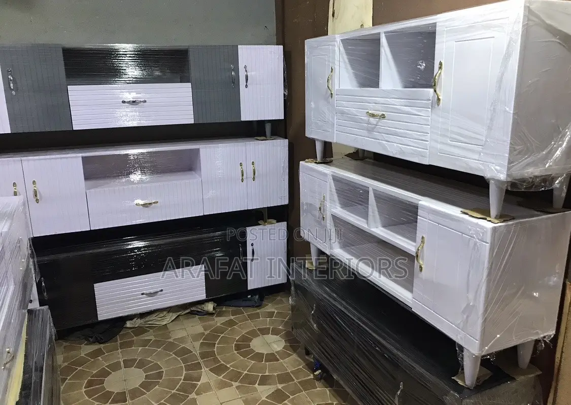 White Glosh Tv Unit