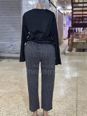 Black With Grey Pajamas - Unisex