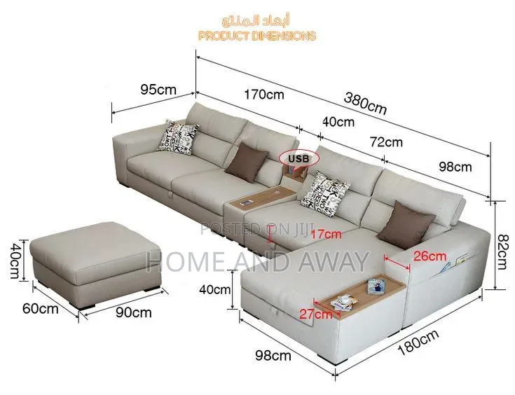 6 Seaters High Density Sofa Set Couches in Any Colour 1,800,000/-