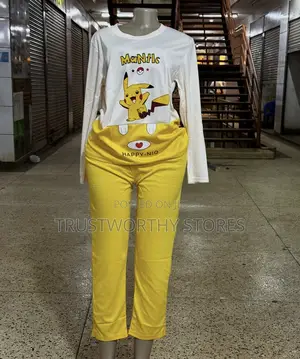 Yellow Long Sleeved Sleepwear - 12years and Above