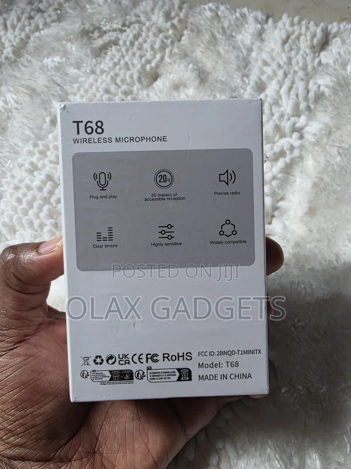 T68 New Designed Microphone With High Quality Anc Noise Cancelling