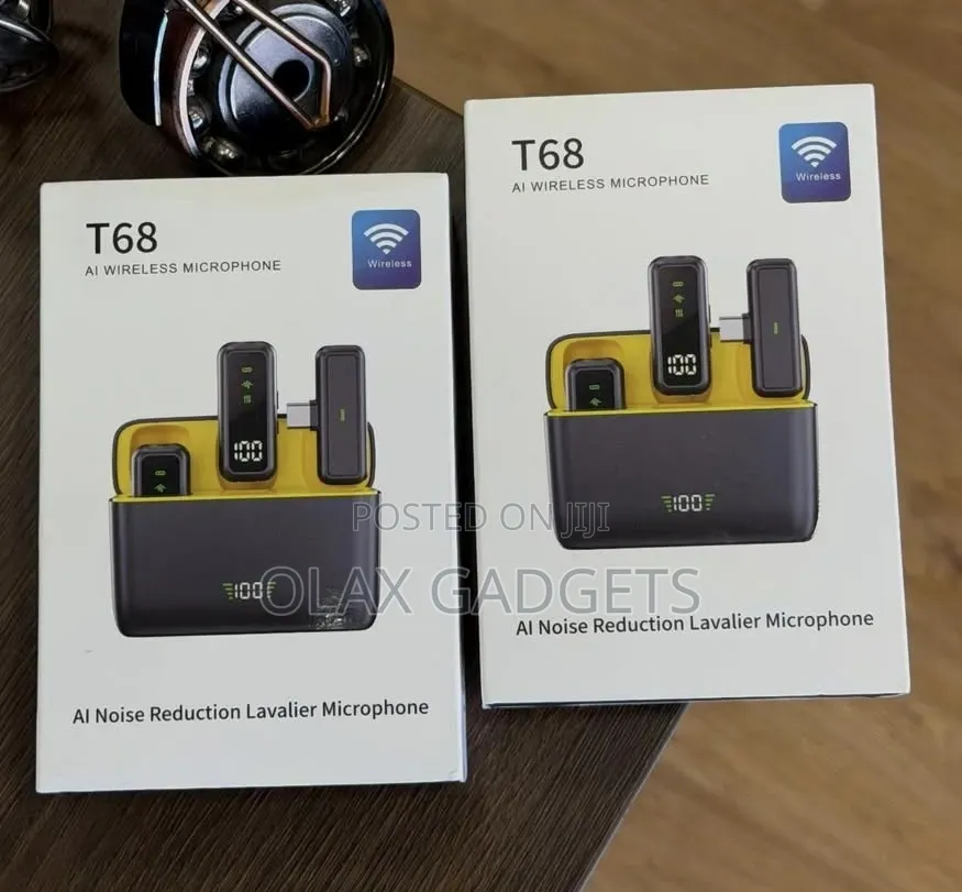 T68 New Designed Microphone With High Quality Anc Noise Cancelling