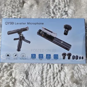 Qy99 Lavalier Microphone Stick Design With Tripod Anc Clip-on Magnetic