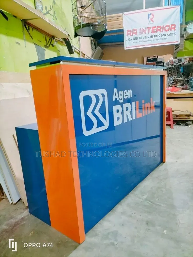 Reception Table Branding, Business Stickers, Indoor Outdoor Signage