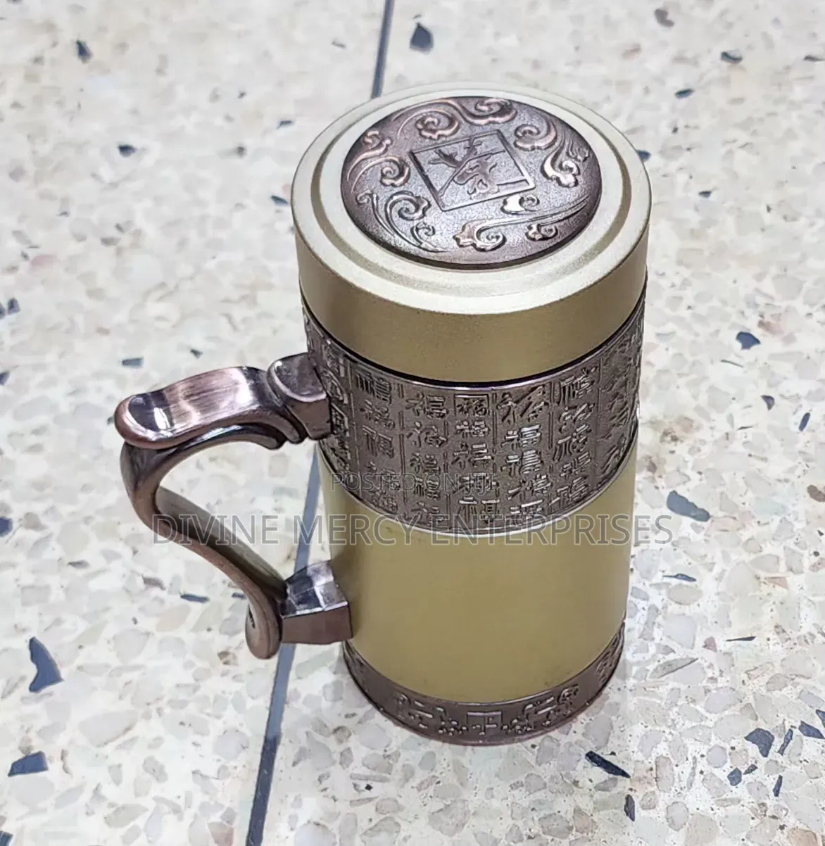 Vaccum Coffee Brown Cup