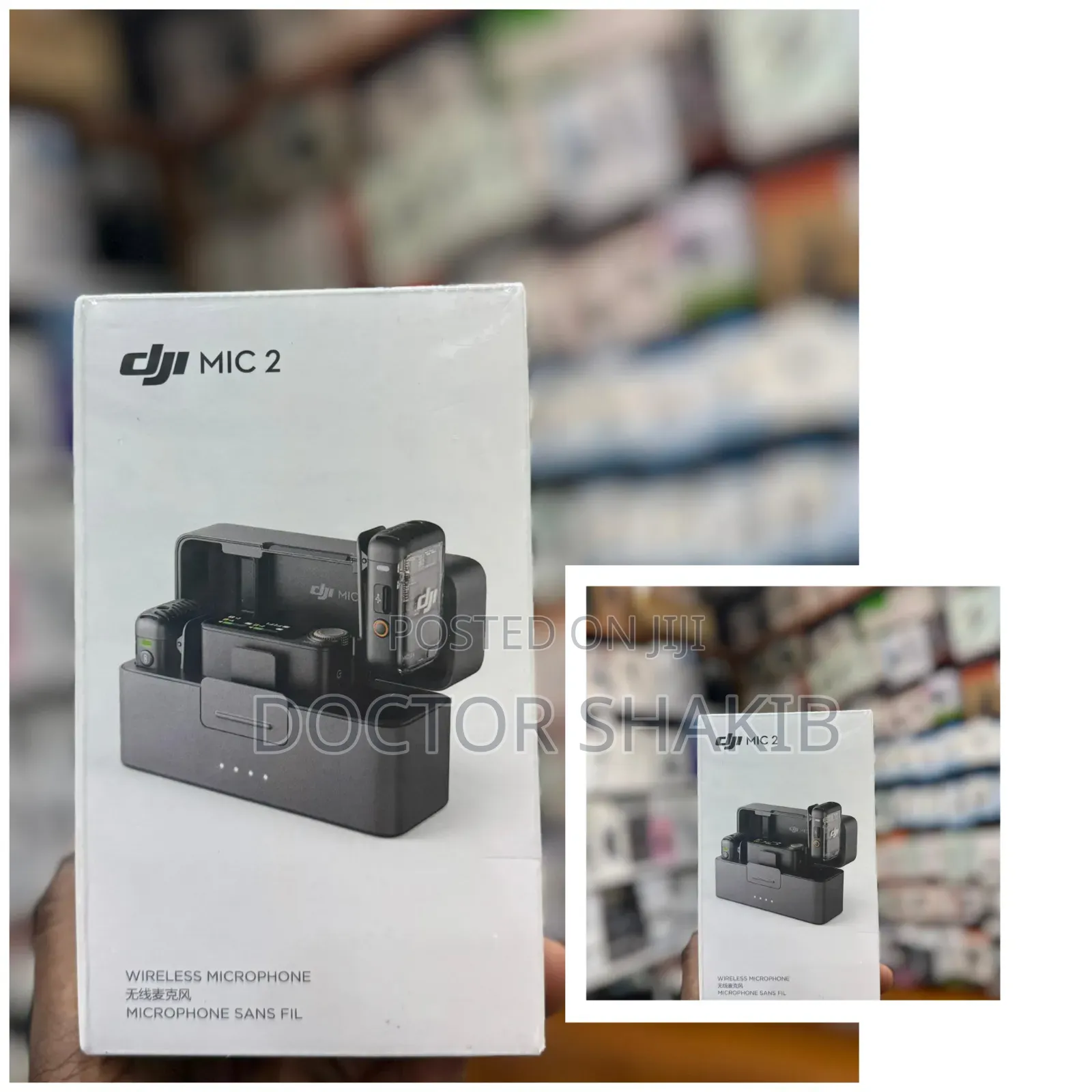 Dji Mic 2 Digital Wireless Dual Microphone Kit With Charging Case