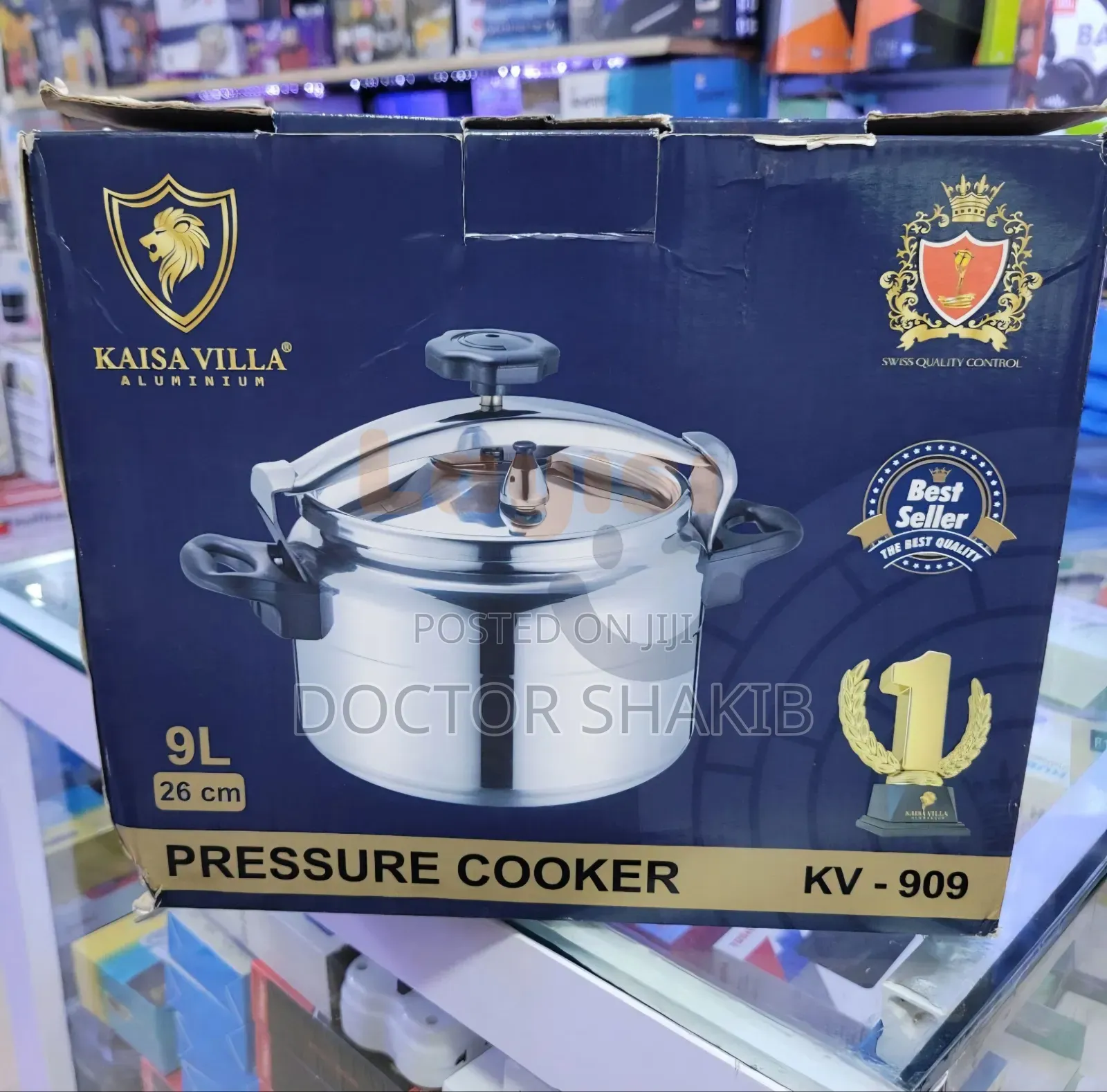 Kaisa Villa 9l Aluminum Pressure Cooker (Model Kv-9097)