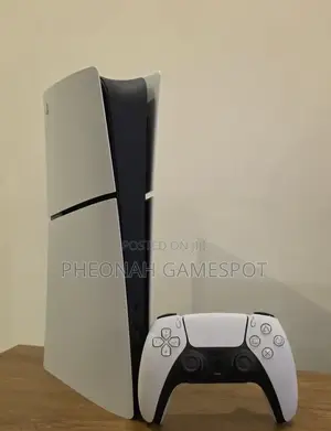 Uk Used Ps5 Slim Digital. Playstation 5 Slim: No Disc Slot With 1 Pad