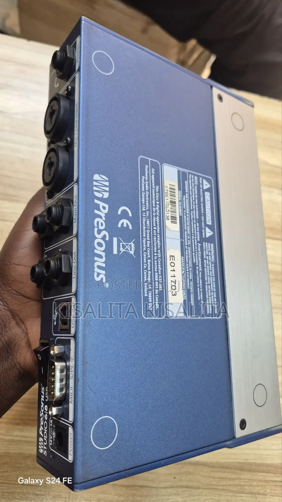 Presonus Sound Card