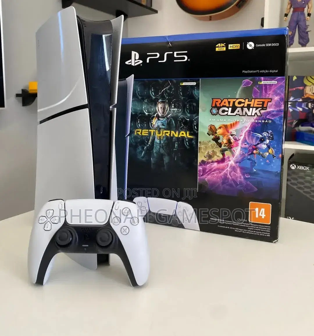 Brand New Playstation 5 Slim Digital: No Disc Drive, Just Pure Magic.