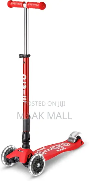 Deluxe Foldable Led Red | Scooter for Kids | Kids Scooter