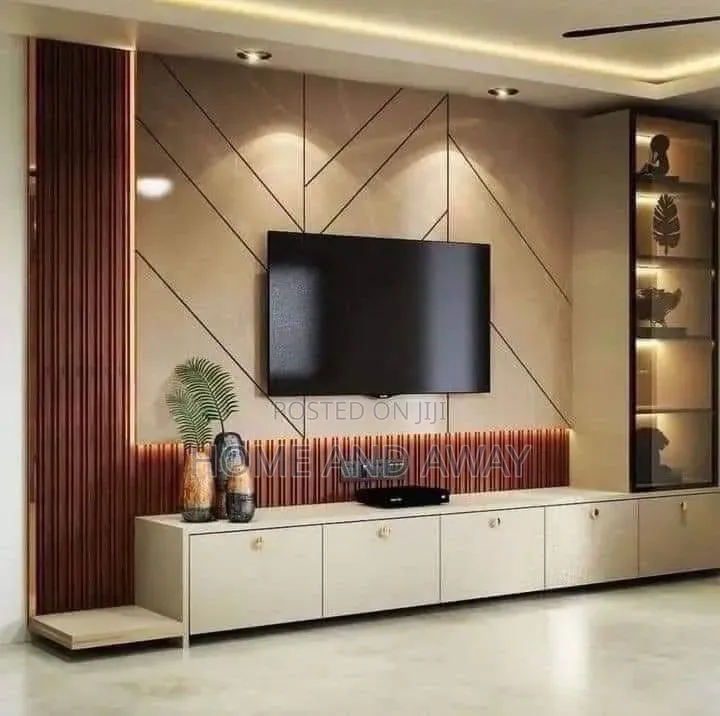 Wall Unit Tv Stands From 2,000,000/- In Any Customized Colour/Design
