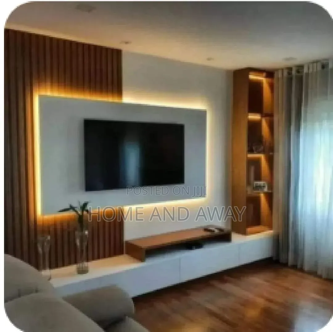 Wall Unit Tv Stands From 2,000,000/- In Any Customized Colour/Design