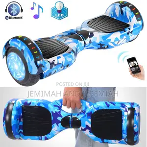 Electric Hoverboard With Self-Balancing Bluetooth Speaker Scooter