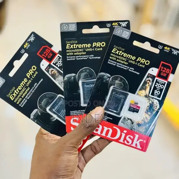 Sandisk 128gb Extreme Pro Micro Sdcard / Memory Card 200mb/S