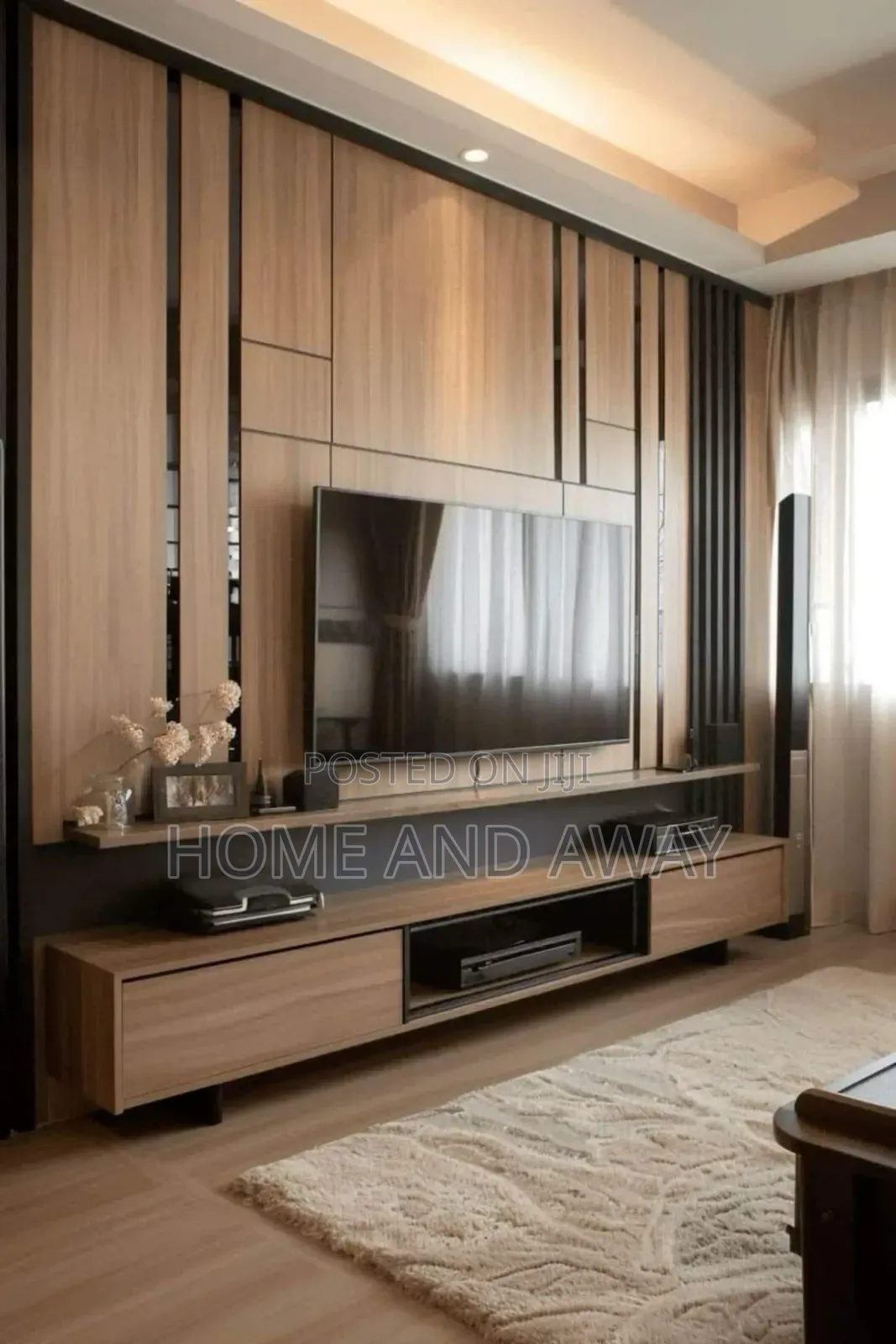 Wooden Panel Wall Unit Tv Stands From 2,500,000/- On Order Any Colour
