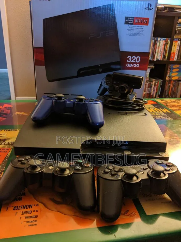 Mint Condition Ps3 + 2 Controllers + 109 Games - Ready to Play Nni
