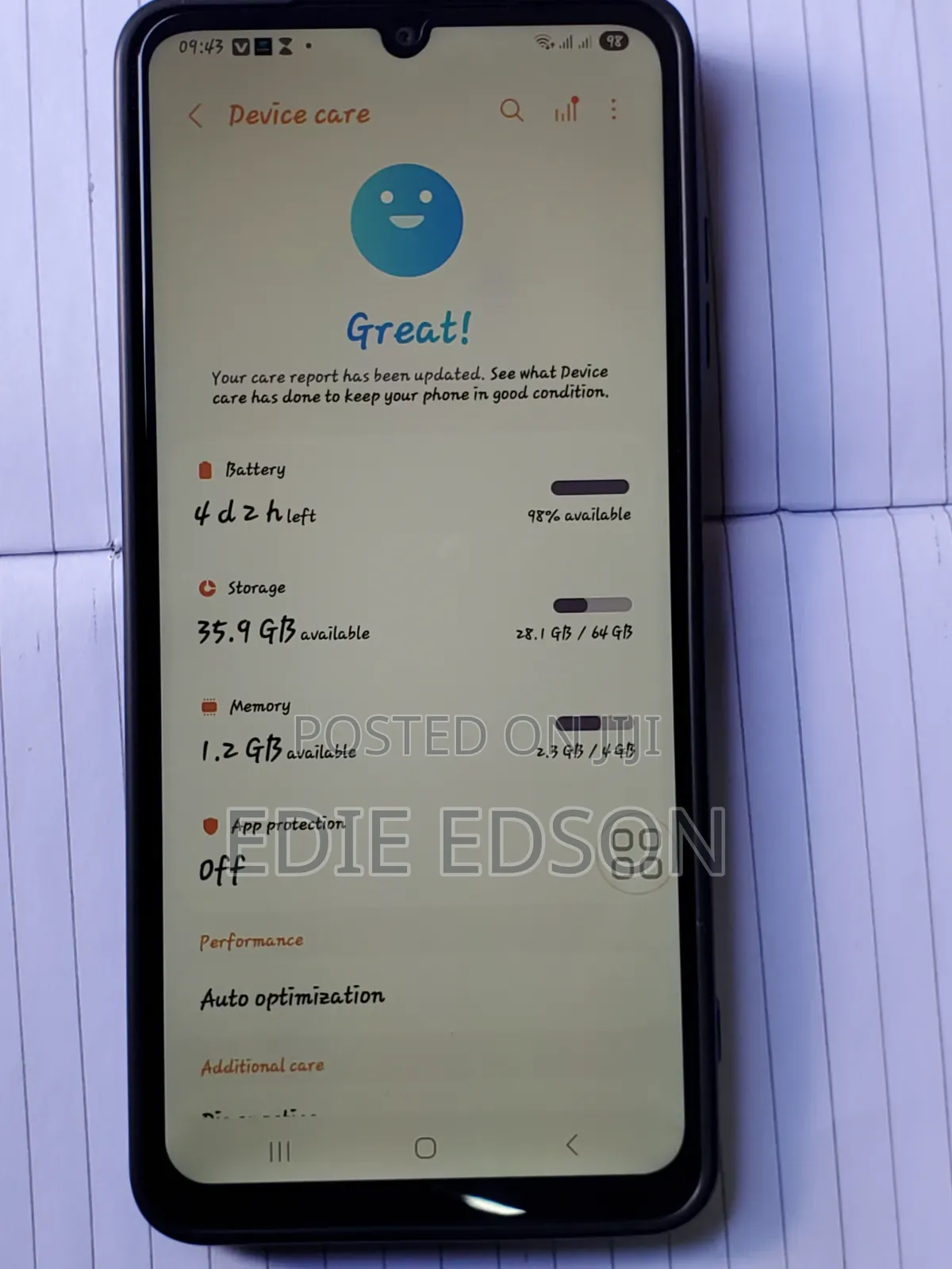 Samsung Galaxy A06 64 GB Black
