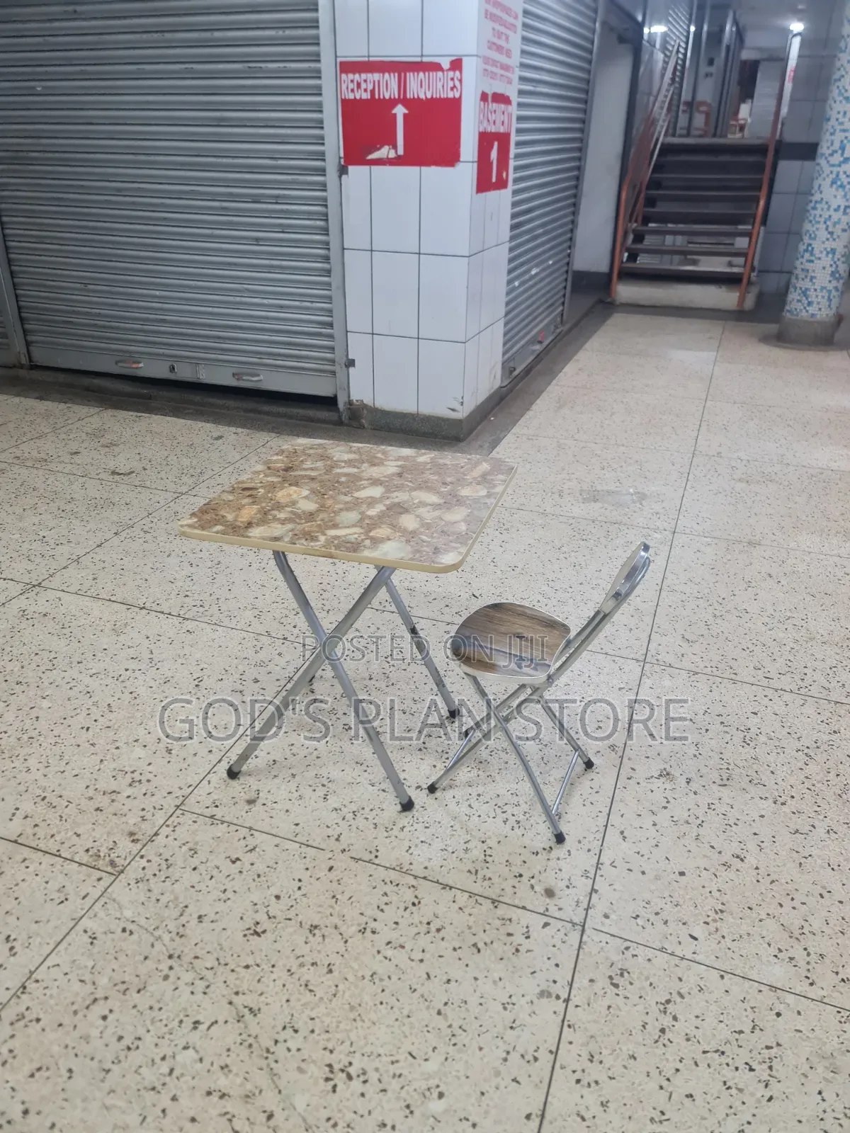 Wooden Foldable Reading Chair and Wooden Reading Table Folding