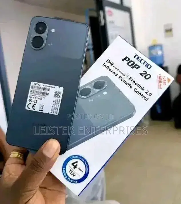 New Tecno Pop 20 128 GB Black