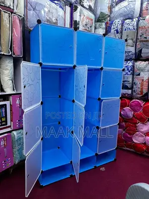 3 Column Plastic Wardrobe