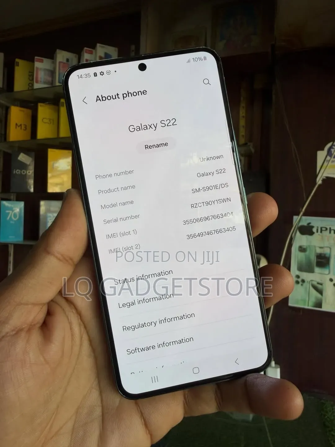 Samsung Galaxy S22 5G 128 GB Gray
