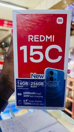 New Xiaomi Redmi 15C 4G 256 GB Black