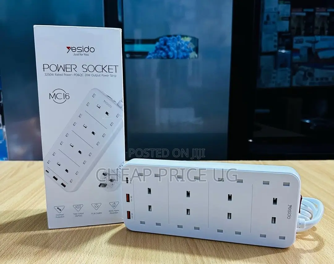 Yesido Mc16 Power Socket Extension Strip.