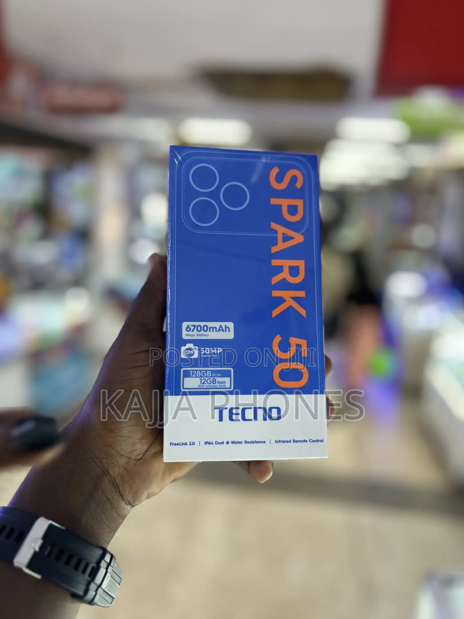 New Tecno Spark 50 128 GB Black