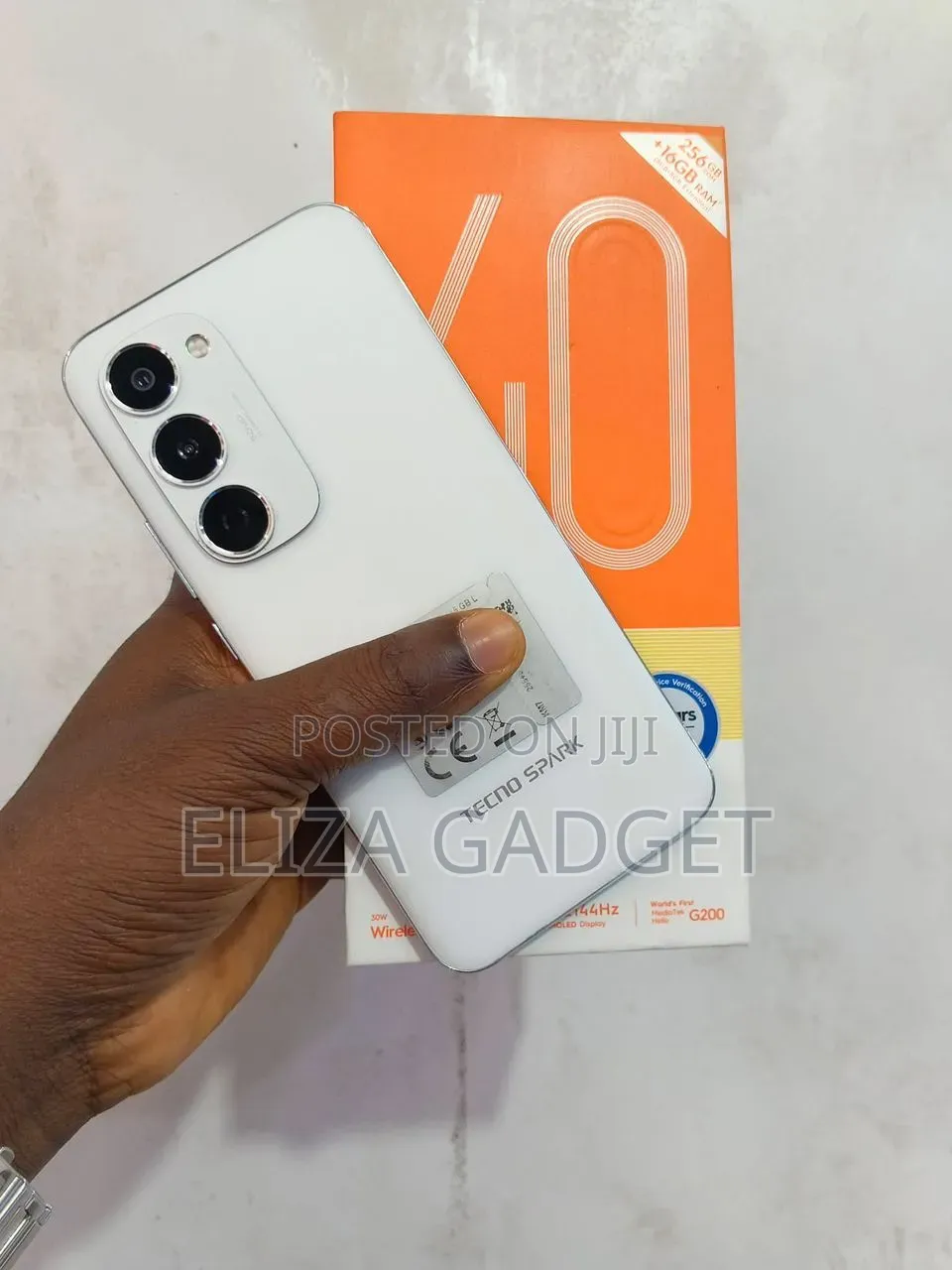 New Tecno Spark 40 Pro+ 256 GB White