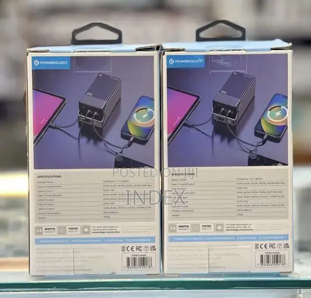 Powerology 50000mah 65w Laptop Powerbank