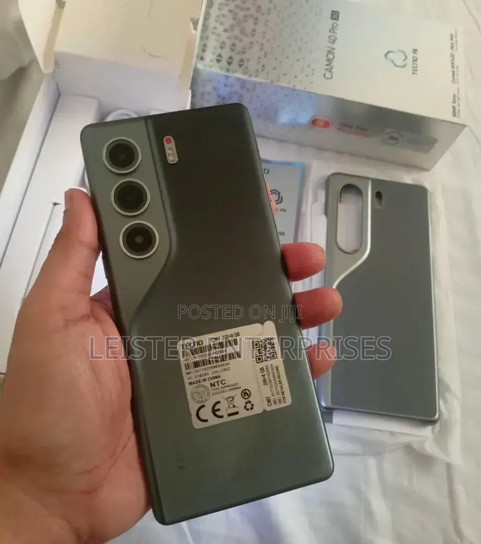 New Tecno Camon 40 Pro 5G 256 GB Black