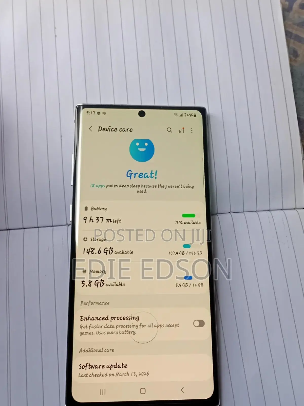 Samsung Galaxy Note 10 Plus 5G 256 GB Silver