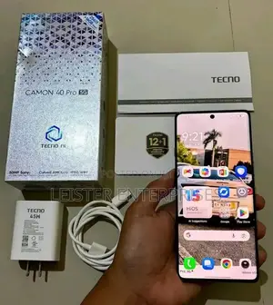 New Tecno Camon 40 Pro 5G 256 GB Black