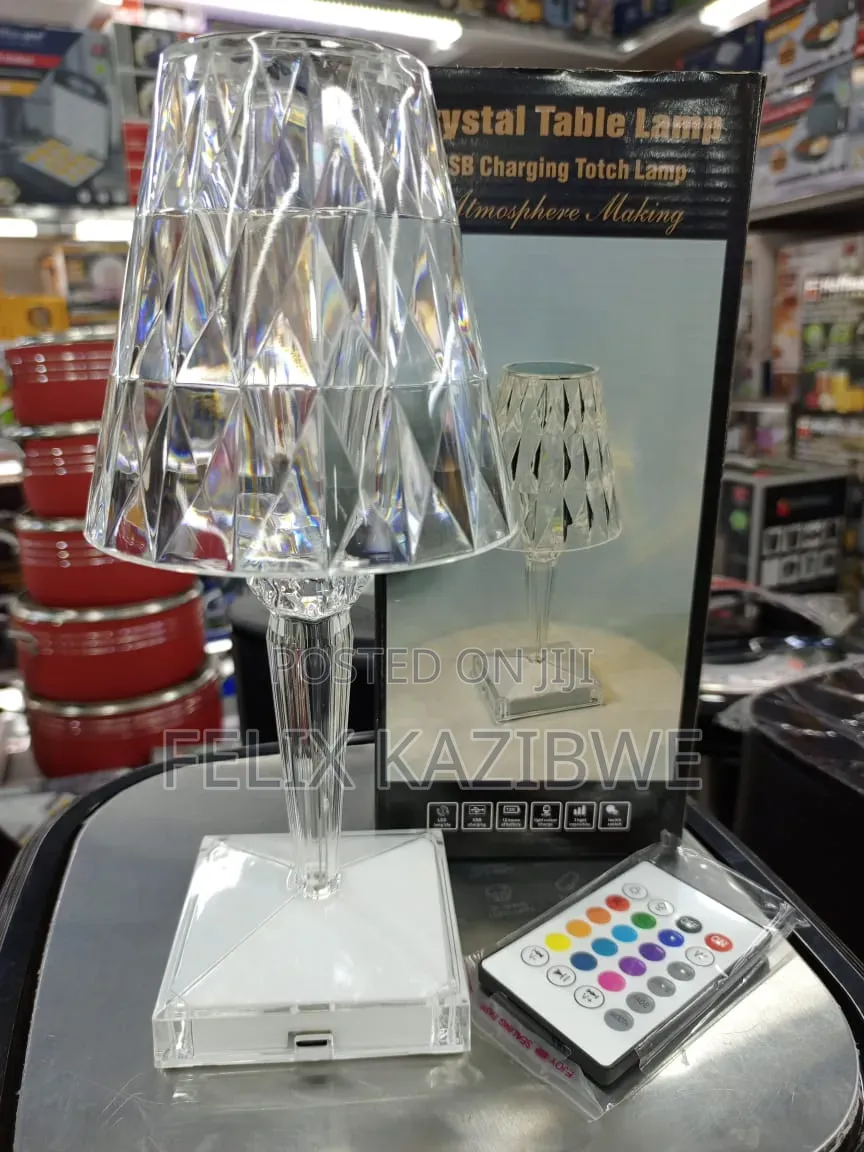 Crystal Diamond Table Lamp