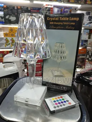 Crystal Diamond Table Lamp