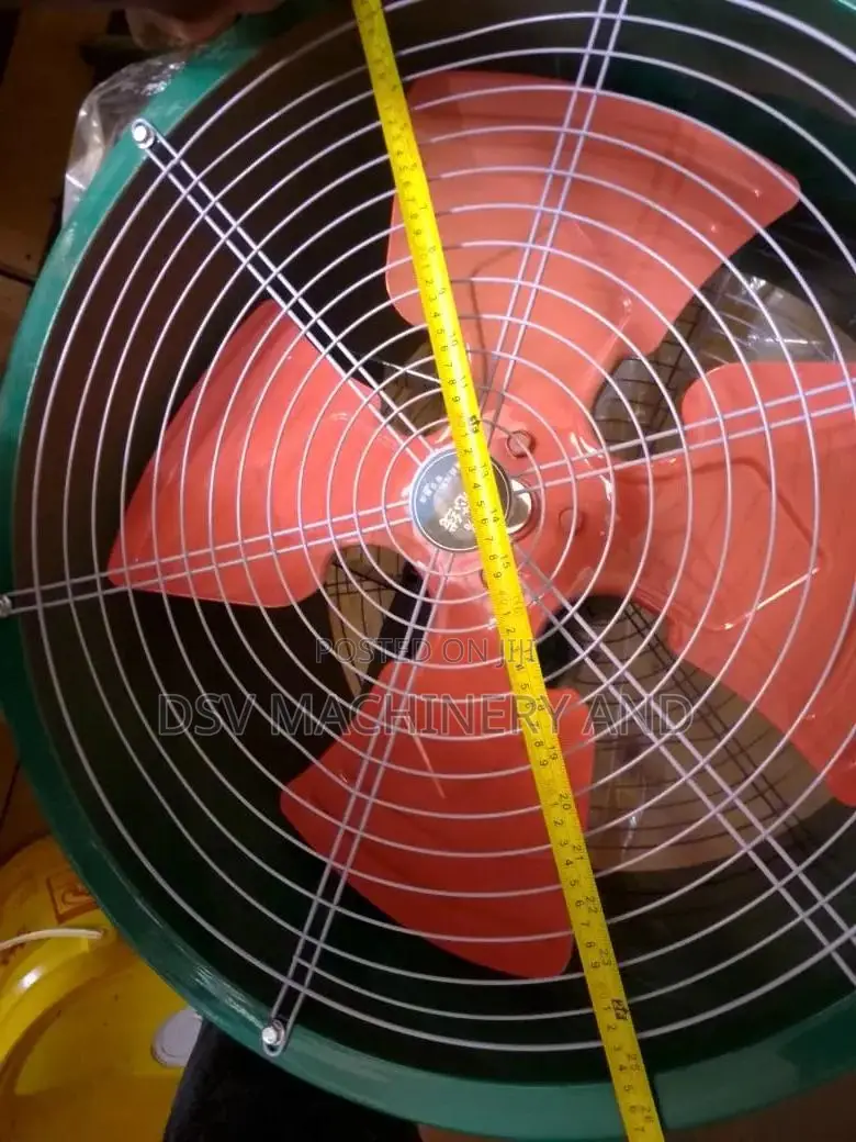 24" 600mm 380v 3 Phase 1450rpm Normal Speed Extractor Fans